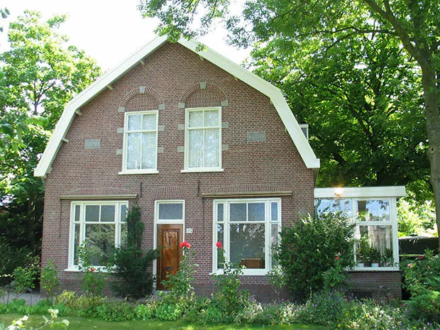 Gevelrestauratie, Noord Schalkwijkerweg in Haarlem