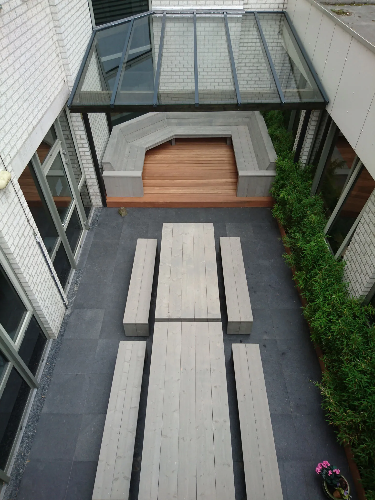 Verbouwing binnentuin, Hoofdweg, foto 2